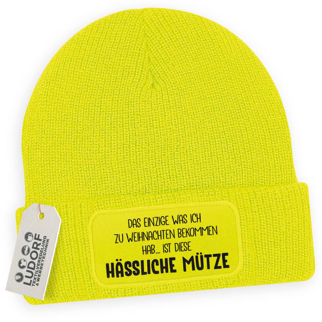 Wintermützen mit vielfältigen Weihnachtsmotiven #teamludorf