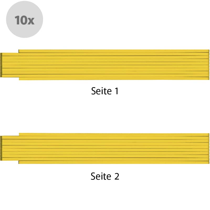 Zollstock 2m inkl. Bedruckung Adga®