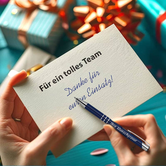 50x Metall-Kugelschreiber DELTA UNI Lackiert inkl. Lasergravur #teamludorf