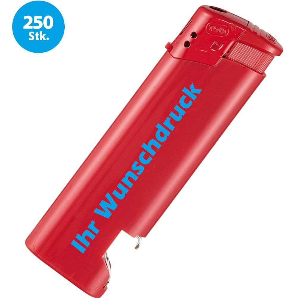 Feuerzeug mit Flaschenöffner inkl. Bedruckung (Kopie) #teamludorf