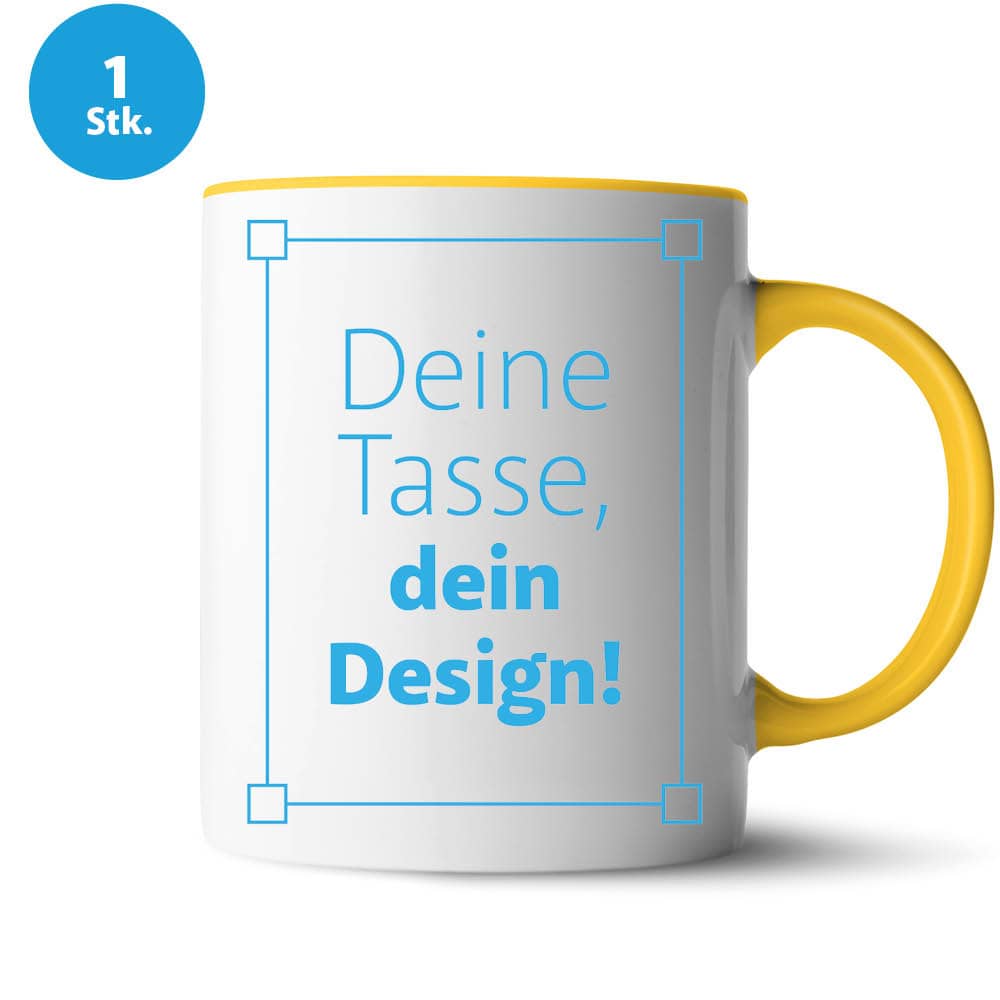 Keramik-Tasse "2Color" inkl. Bedruckung #teamludorf