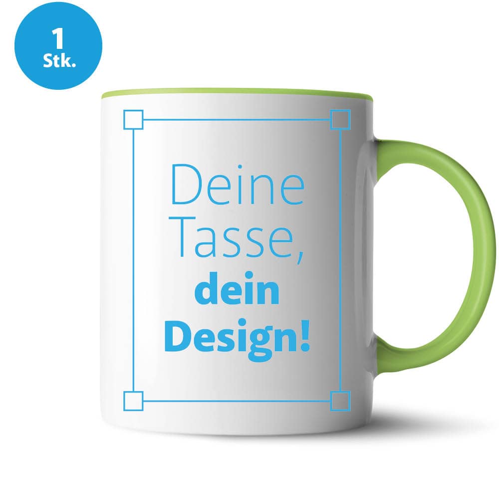 Keramik-Tasse "2Color" inkl. Bedruckung #teamludorf