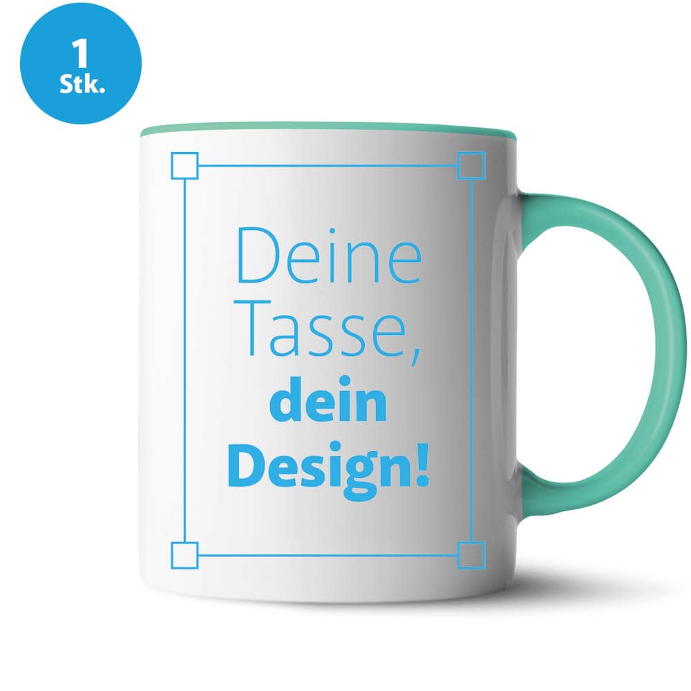 Keramik-Tasse "2Color" inkl. Bedruckung #teamludorf