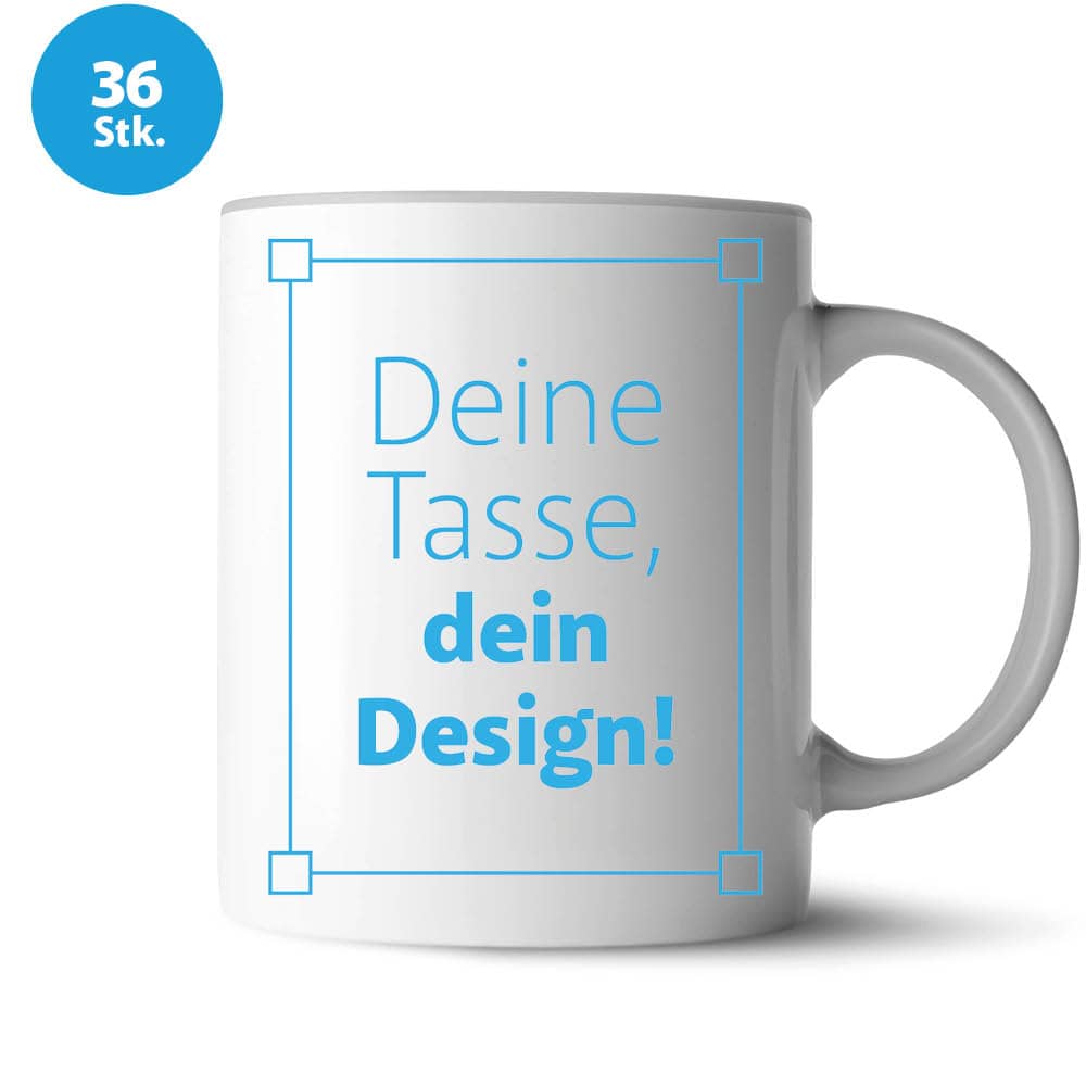 Keramik-Tasse "2Color" inkl. Bedruckung #teamludorf