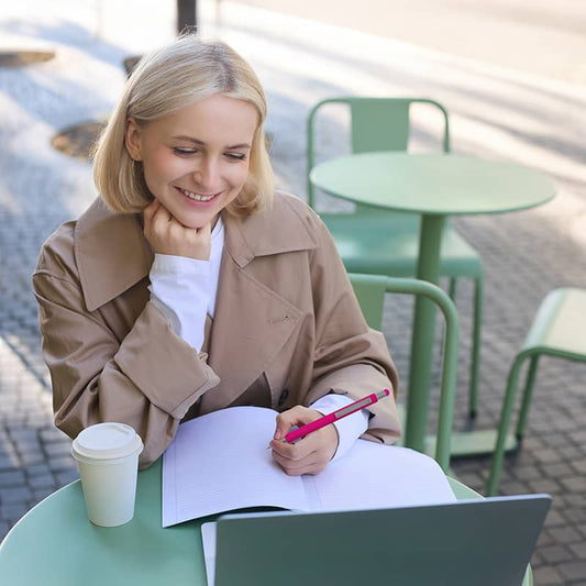 Detailansicht Soft‑Touch Griff des GRIP Kugelschreibers