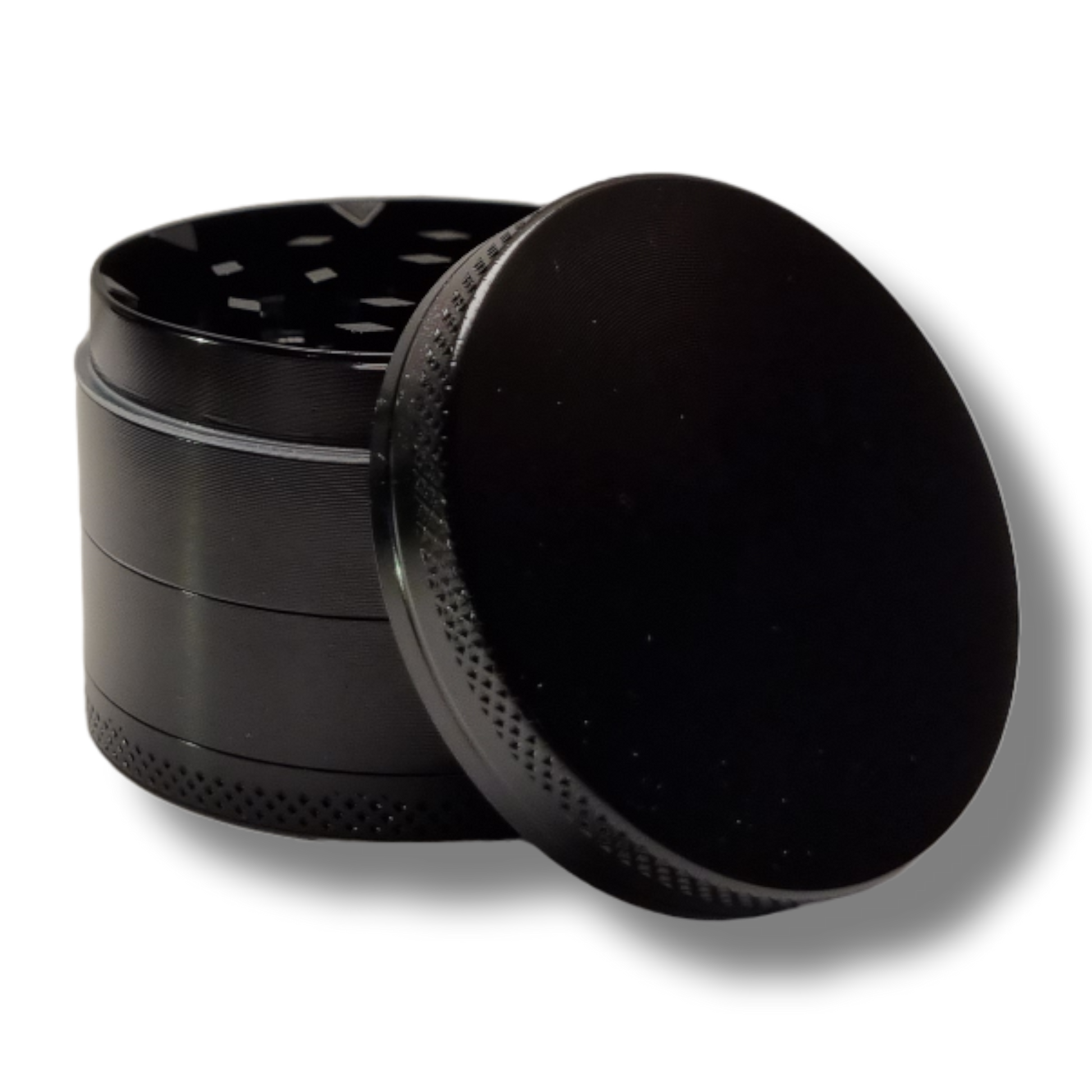 #teamludorf Premium Aluminium Grinder mit individueller Gravur | ∅ 5 cm | 4-teilig | inkl. Pollenschieber Ludorf Textilveredelung & Werbetechnik