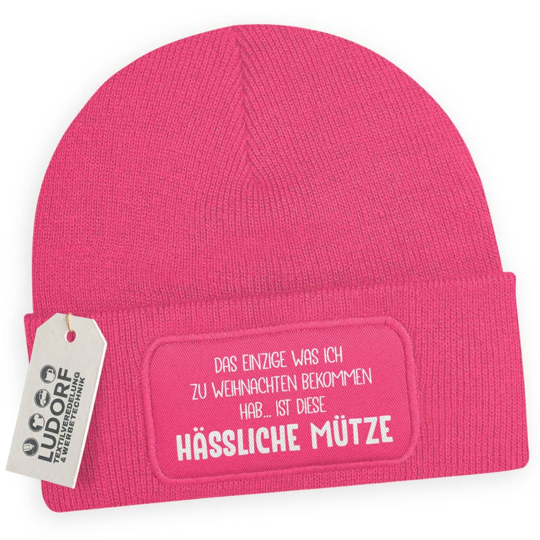 Wintermützen mit vielfältigen Weihnachtsmotiven #teamludorf