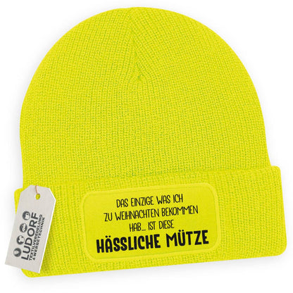 Wintermützen mit vielfältigen Weihnachtsmotiven #teamludorf