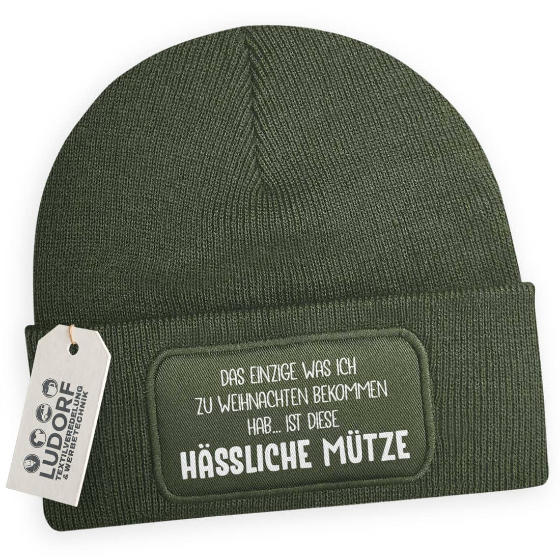 Wintermützen mit vielfältigen Weihnachtsmotiven #teamludorf