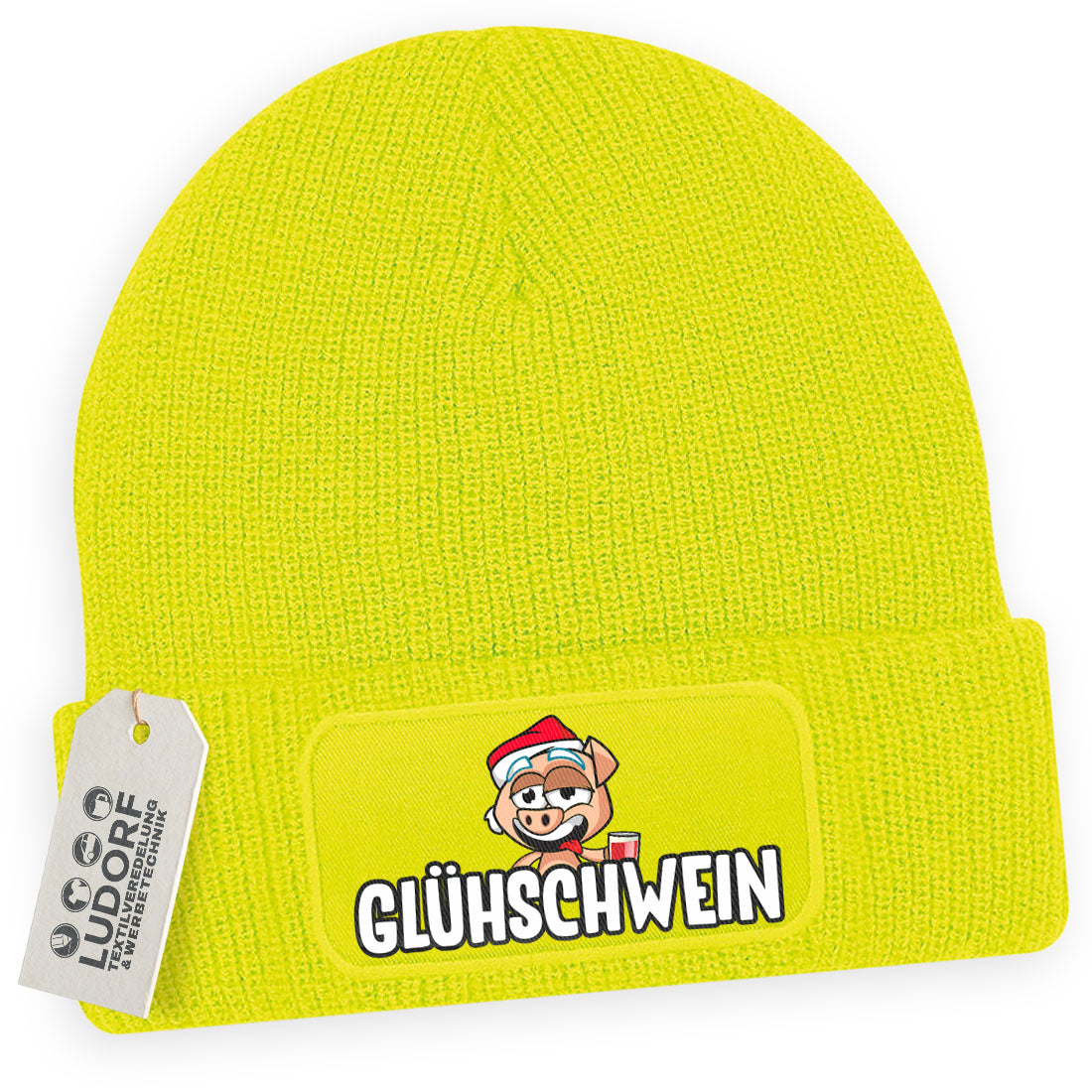 Wintermützen mit vielfältigen Weihnachtsmotiven #teamludorf