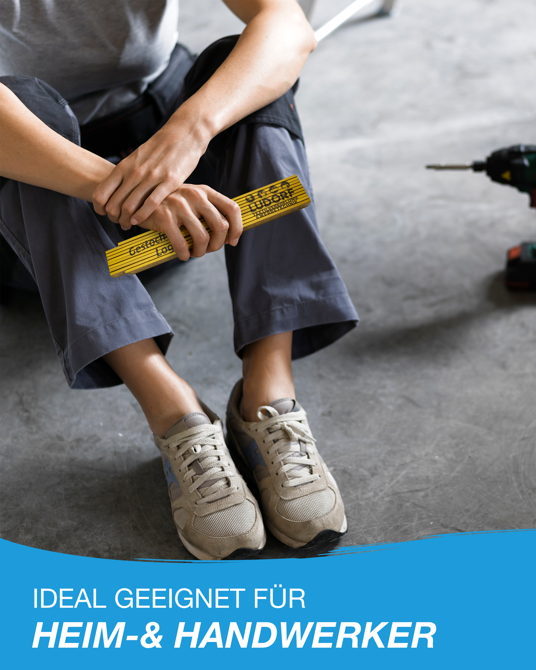 Zollstock inkl. Bedruckung Adga®