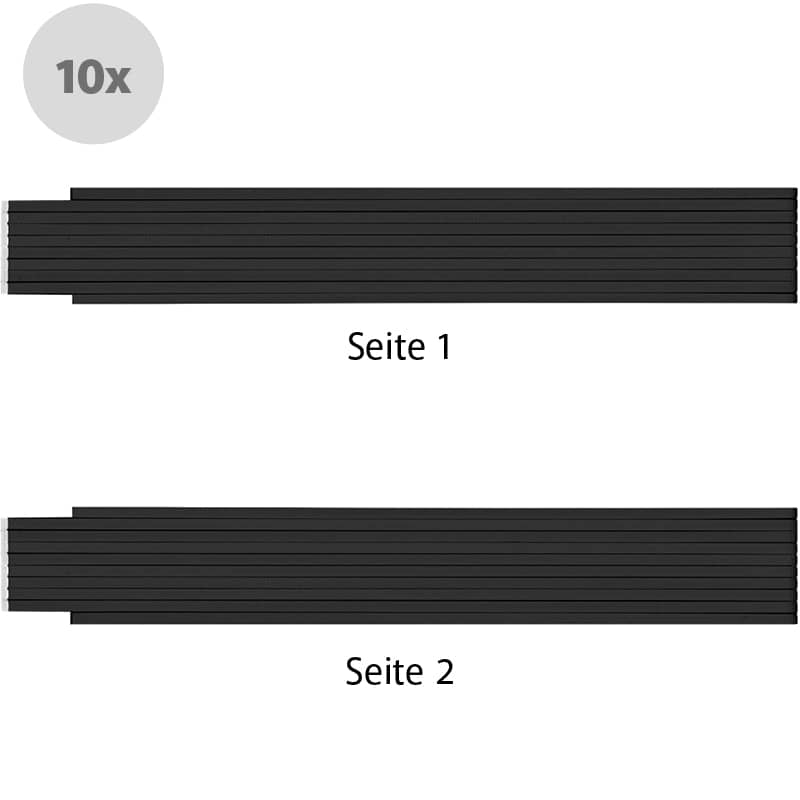 Zollstock 2m inkl. Bedruckung Adga®