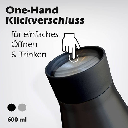 ClickTrip 600 ml – Thermosflasche mit individueller Gravur #teamludorf