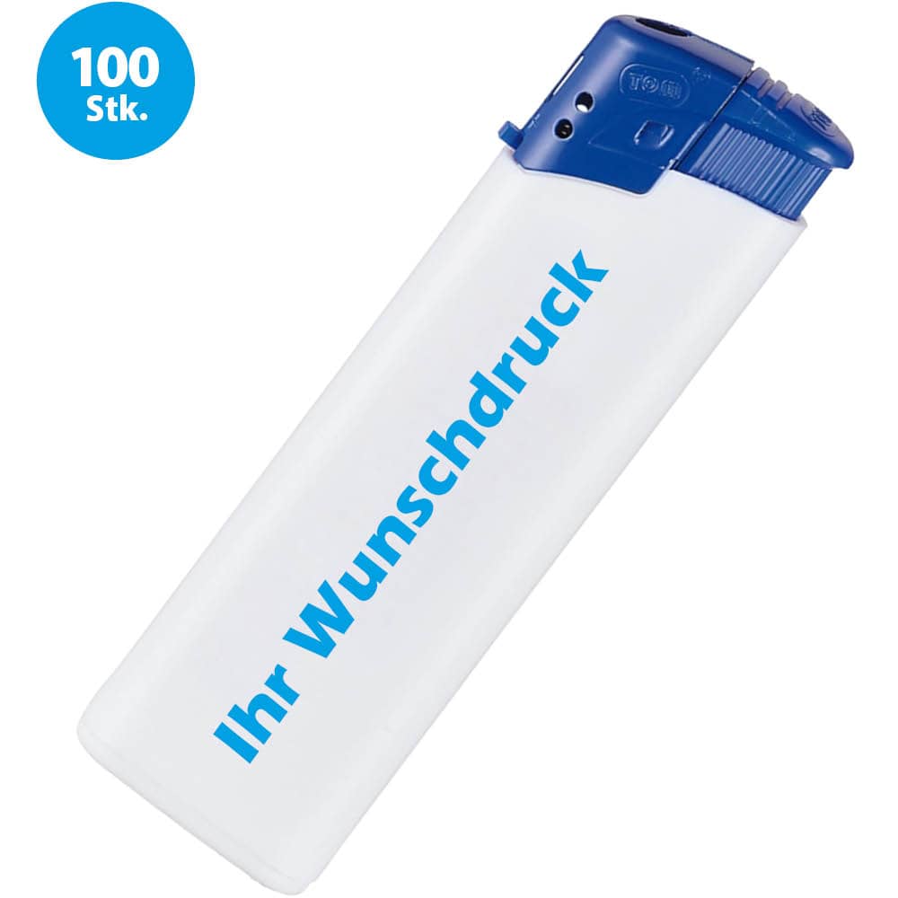 Nachfüllbare Piezo-Feuerzeuge 2Color, ideal für Branding und Promotion-Aktionen
