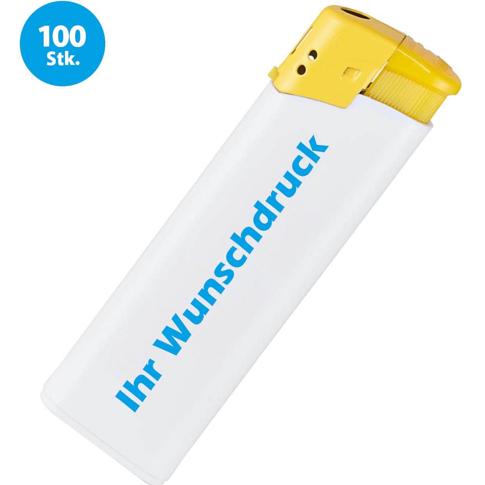 Nachfüllbare Piezo-Feuerzeuge 2Color, ideal für Branding und Promotion-Aktionen