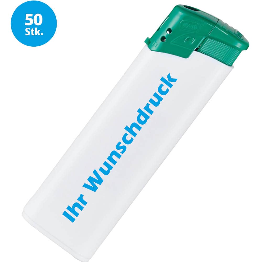 Personalisierte 2Color Feuerzeuge mit individuellem Druck für Werbung und Events