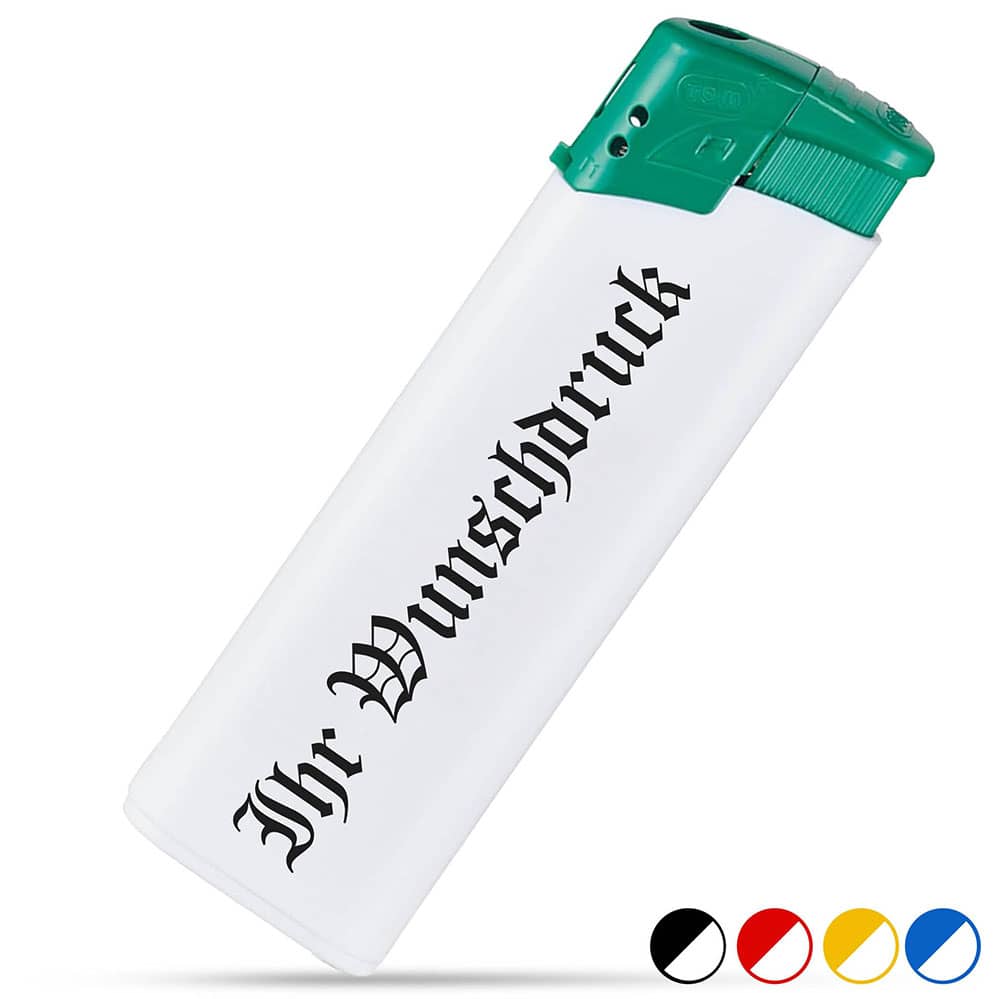 Feuerzeug 2Color von Ludorf Werbetechnik mit individuellem Druck – praktisches Werbegeschenk für Kunden und Mitarbeiter
