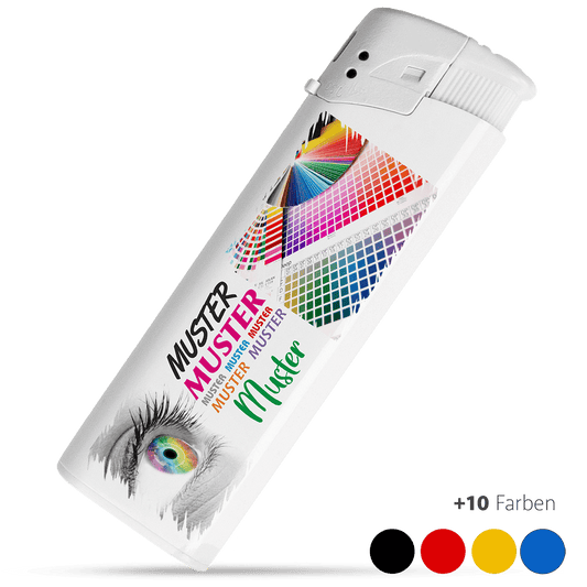 Feuerzeug GO personalisierbar mit eigenem Logo oder Schriftzug