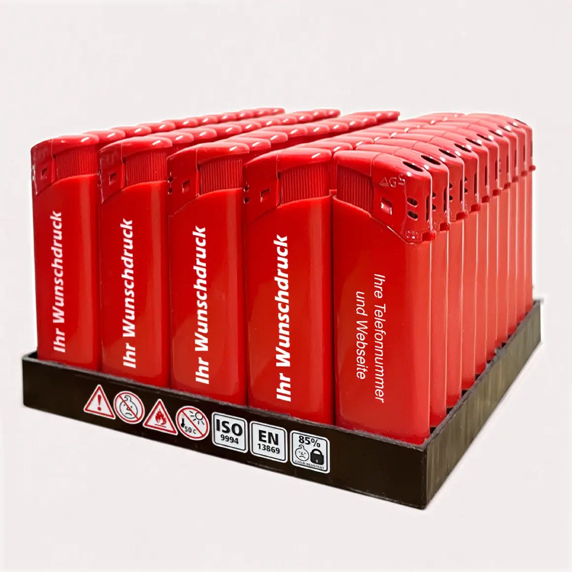 Personalisierte Feuerzeuge mit UV-Druck – Dein Design, Dein Logo, Deine Werbung Ludorf Textilveredelung & Werbetechnik