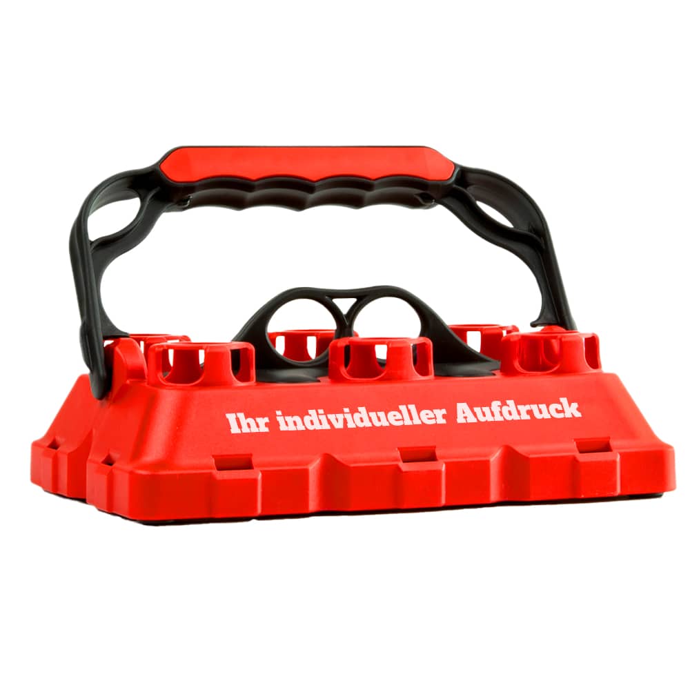 Flaschenträger BOB mit Wunschaufdruck – perfekt fürs Event Ludorf Textilveredelung & Werbetechnik