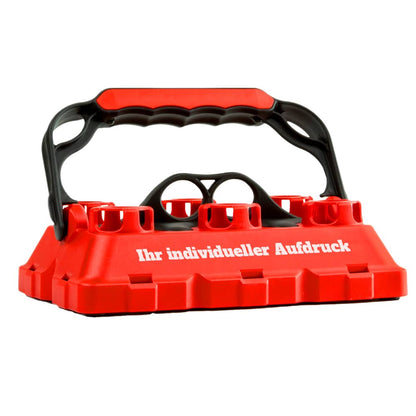 Flaschenträger BOB mit Wunschaufdruck – perfekt fürs Event Ludorf Textilveredelung & Werbetechnik