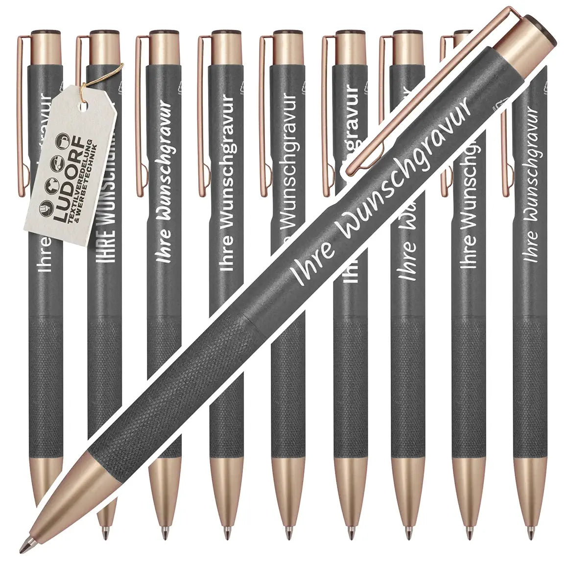 GLORI Aluminium Kugelschreiber Anthrazit