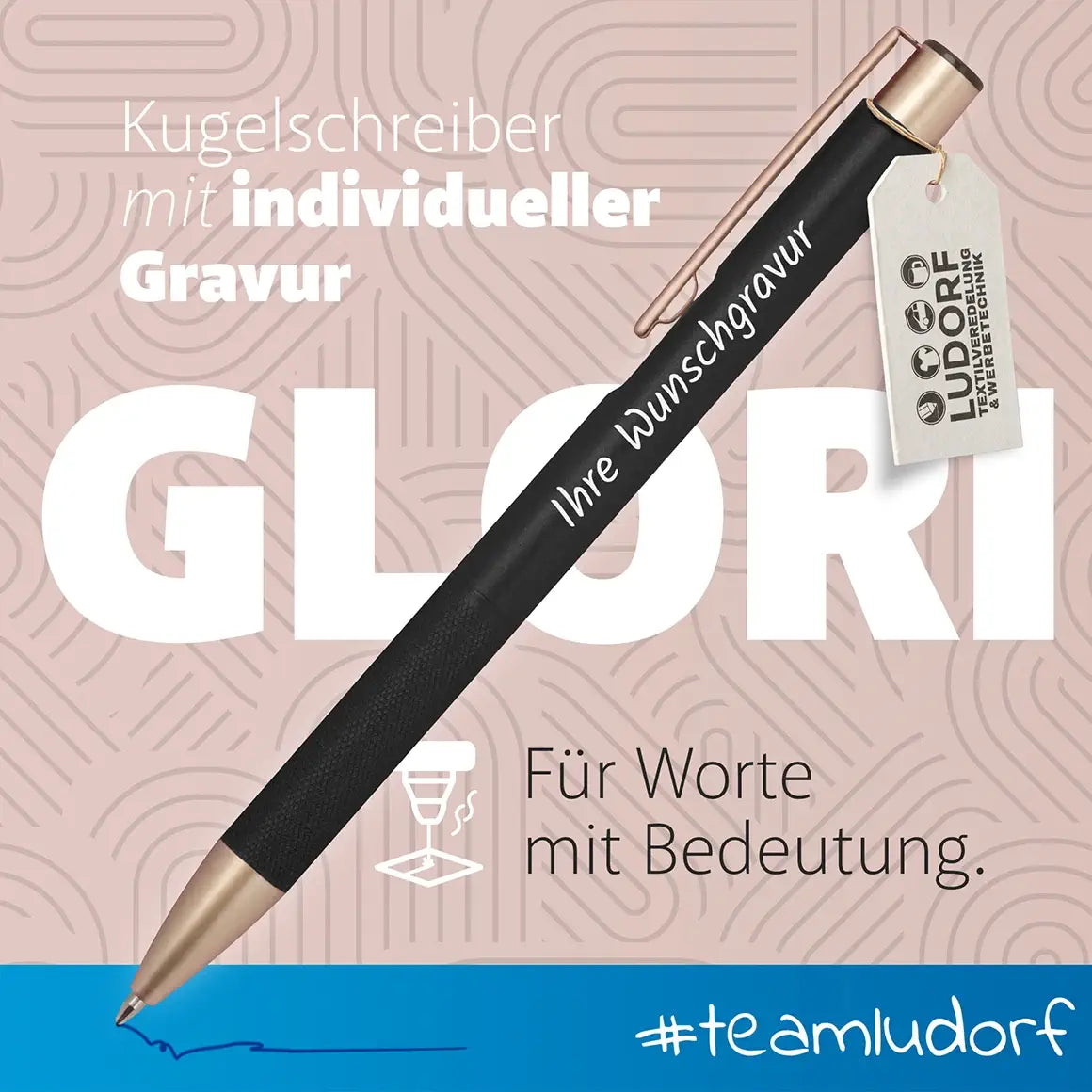 GLORI Kugelschreiber mit individueller Gravur – Für Worte mit Bedeutung