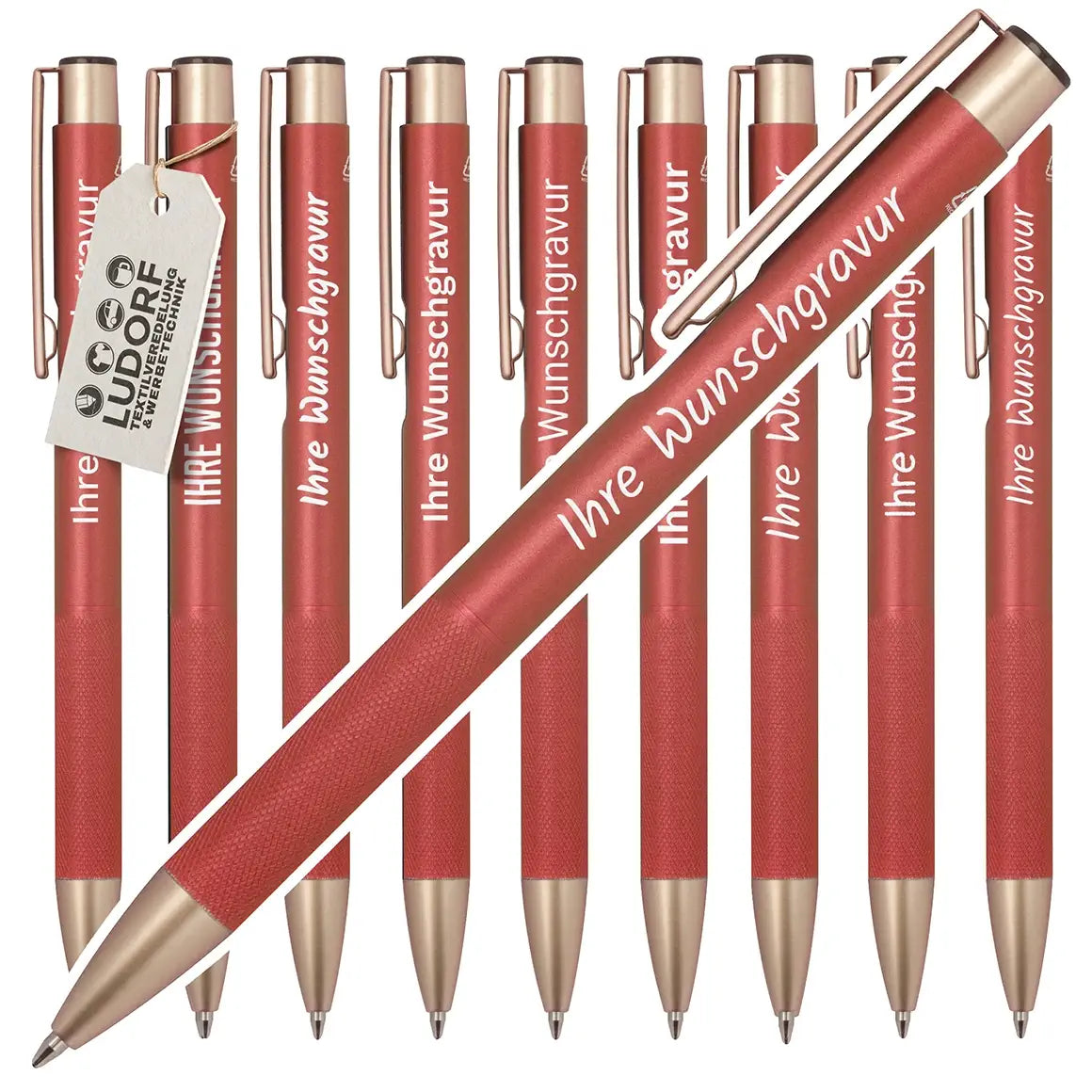 GLORI Aluminium Kugelschreiber Rot