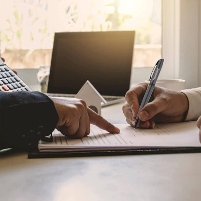 Unterschrift mit graviertem Kugelschreiber Zeta – ideal für offizielle Dokumente