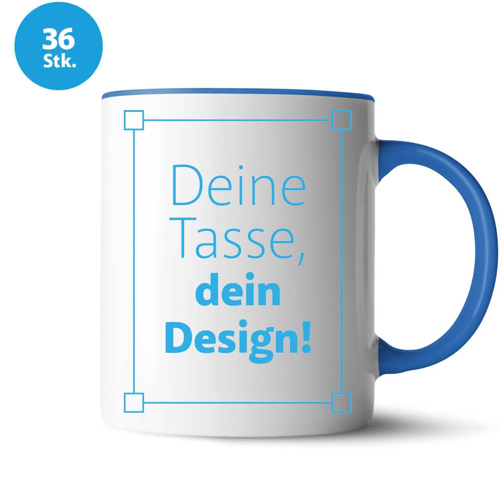 Keramik-Tasse "2Color" inkl. Bedruckung #teamludorf