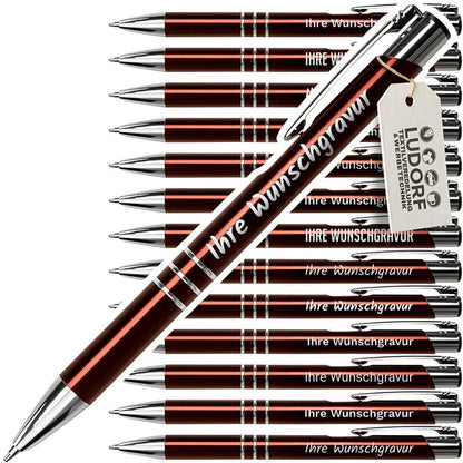 Metall-Kugelschreiber GAMMA in bordeaux – personalisierbar mit Logo und Gravur