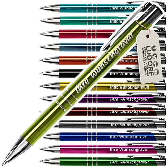 Metall-Kugelschreiber GAMMA in Gemischt – personalisierbar mit Logo und Gravur