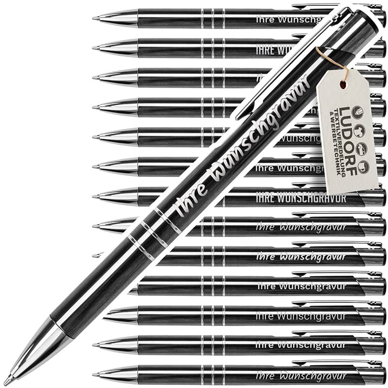 Metall-Kugelschreiber GAMMA in Grün – personalisierbar mit Logo und Gravur