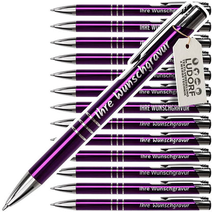 Metall-Kugelschreiber GAMMA in Lila– personalisierbar mit Logo und Gravur