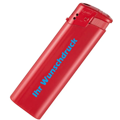 Personalisierte Feuerzeuge – UV-Druck – Rot – Ludorf Werbung