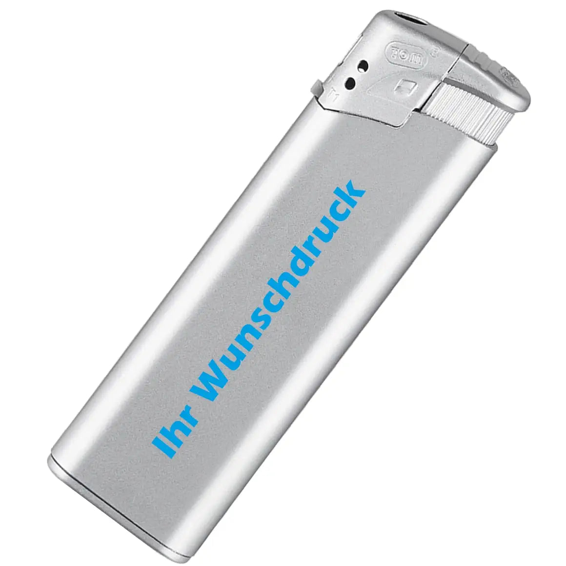 Personalisierte Feuerzeuge – UV-Druck – Silber – Ludorf Werbung