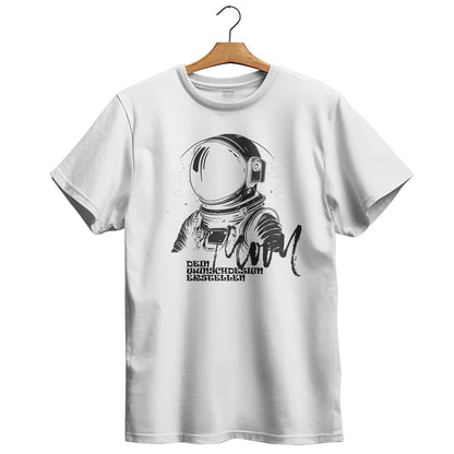 Weißes personalisierbares T-Shirt zur individuellen Gestaltung