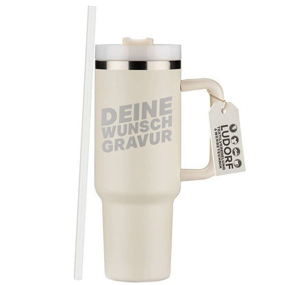 Personalisierter Thermobecher 1L inkl. Lasergravur #teamludorf