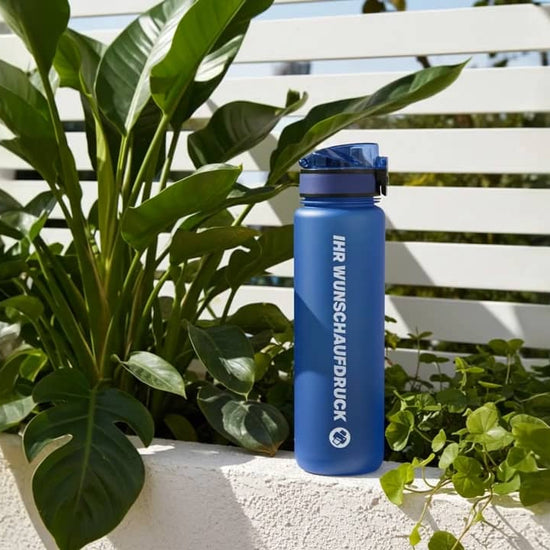CAMPOS Trinkflasche 1000 ml mit individuellem Druck – robuste Outdoor-Trinkflasche für Werbung und Unternehmen.