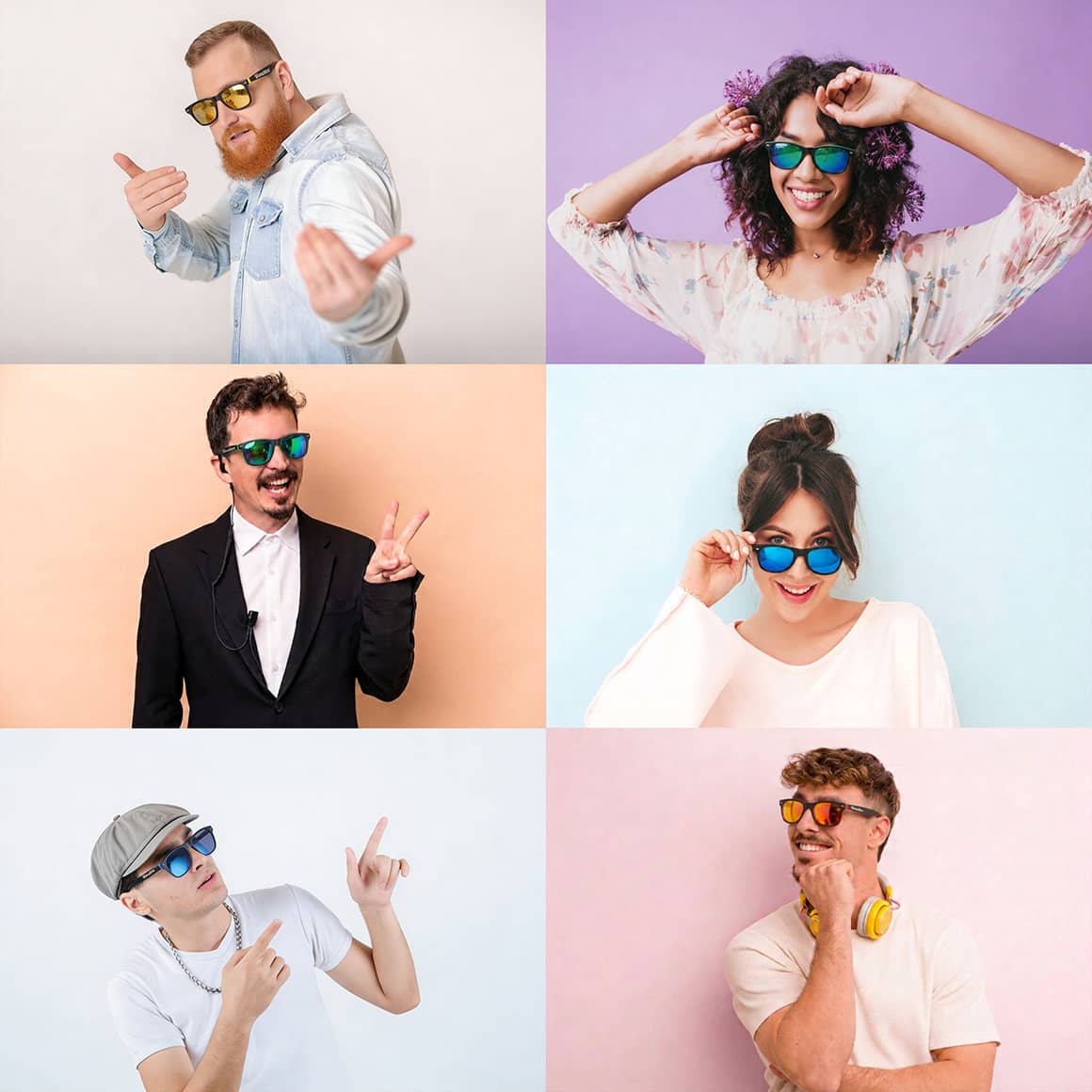 SOLIS Sonnenbrille im Streetstyle Look in der Stadt – modernes Festival Accessoire