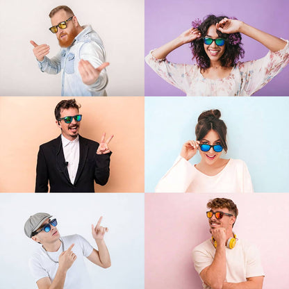 SOLIS Sonnenbrille im Streetstyle Look in der Stadt – modernes Festival Accessoire