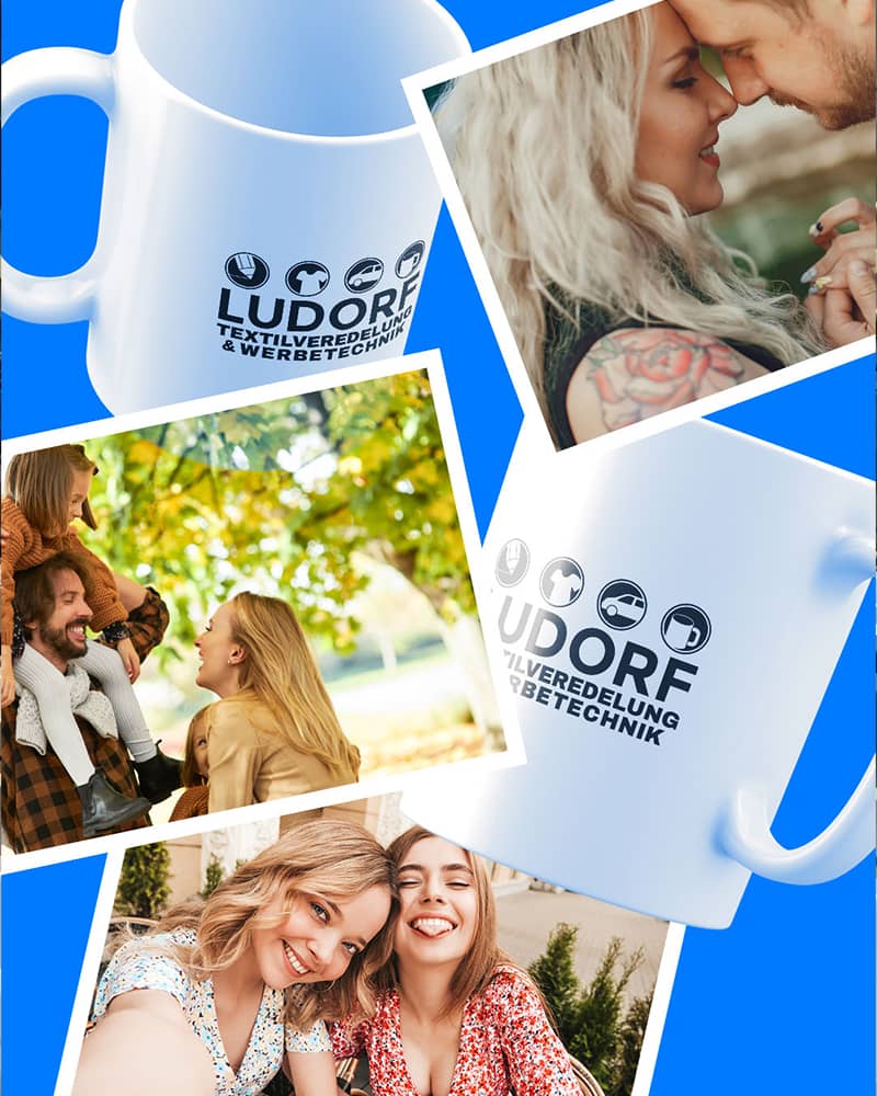 Sublimationsdruck – flexibel, präzise und individuell. Geeignet für Einzelstücke und Großauflagen mit gleichbleibender Qualität.