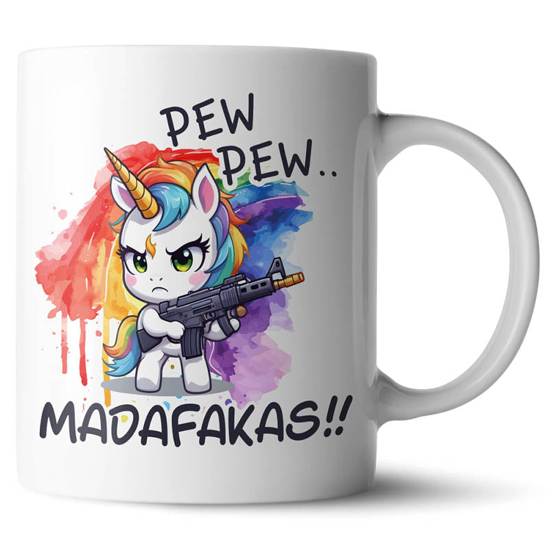 Keramiktasse mit lustigem Motiv #teamludorf