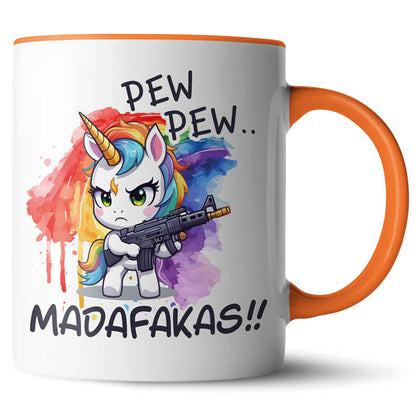 Keramiktasse mit lustigem Motiv #teamludorf