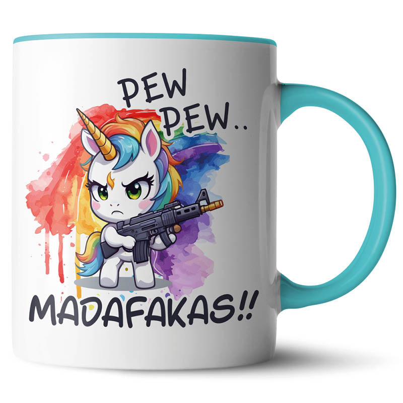 Keramiktasse mit lustigem Motiv #teamludorf