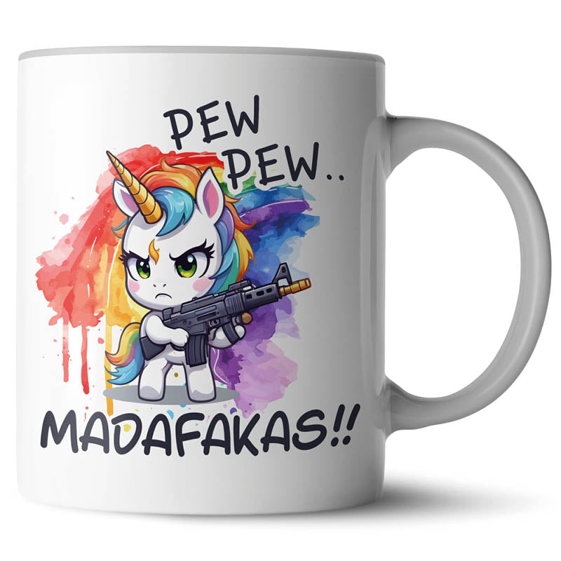 Keramiktasse mit lustigem Motiv #teamludorf