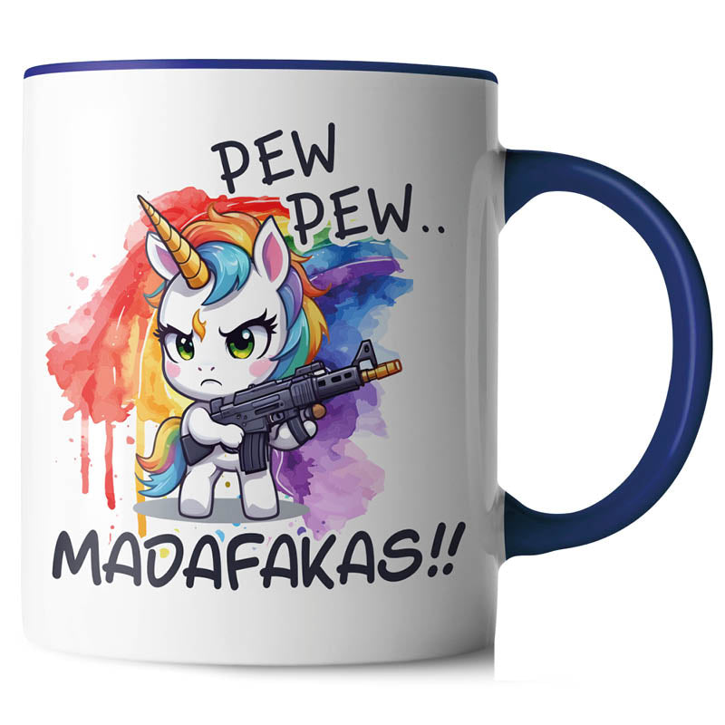 Keramiktasse mit lustigem Motiv #teamludorf