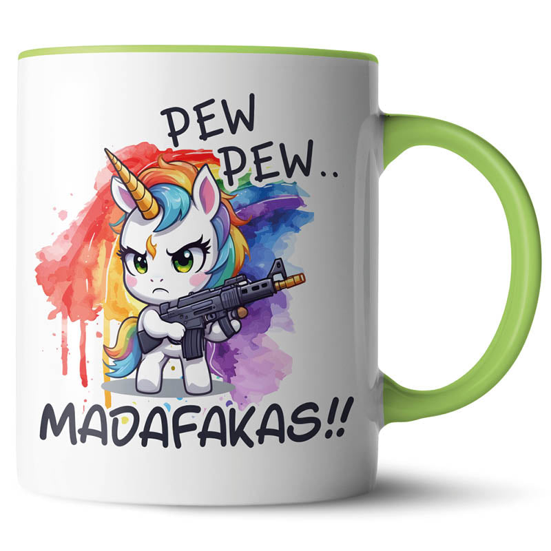 Keramiktasse mit lustigem Motiv #teamludorf