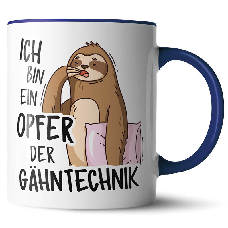 Keramiktasse mit lustigem Motiv #teamludorf