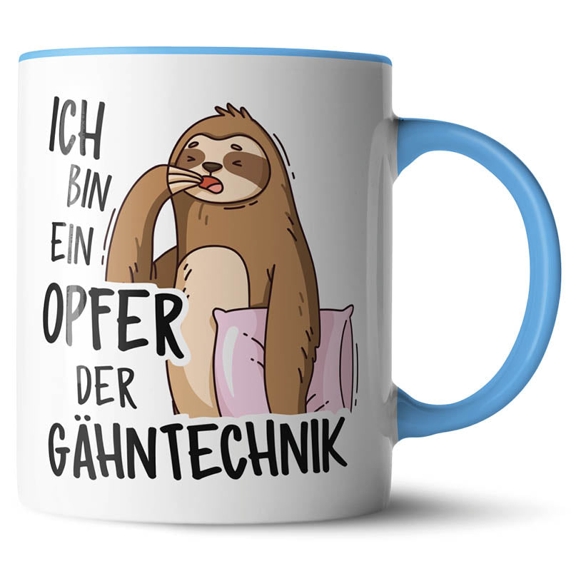 Keramiktasse mit lustigem Motiv #teamludorf